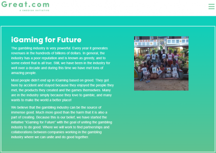 Great.com iGaming for Future